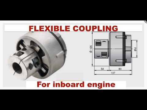 Flexible coupling from Vetus, Changing inboard drivelinge part 3