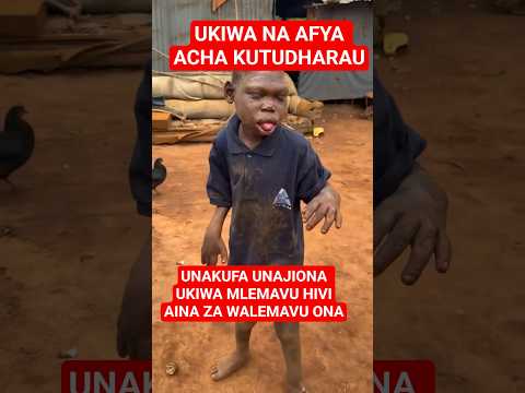 AINA ZA WALEMAVU Hawa USIDHARAU Ona Mateso Wanayo pitia Wakiwa hivi😭