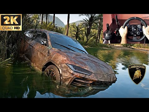 Rebuilding Lamborghini Urus | Forza Horizon 5 Steering Wheel Gameplay