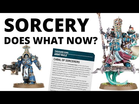 The New Face of Thousand Sons Sorcery! How does it Work in 10th Edition 40K?