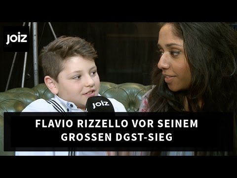 So herzig: Flavio Rizzello kurz vor seinem grossen Sieg!