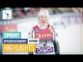 Sundling stuns Faehndrich in a dramatic finish | Women's Sprint | Drammen | FIS Cross Country