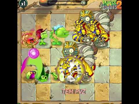 PvZ 2 - Snap Pea Vs Pea Pod Plant Team Vs Egypt Gargantuar Team #shorts