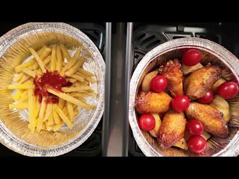 фото аэрогриль (аэрофритюрница) 4 тэна верх низ новый гарантия год oulemei olm-kzf032 12литров+10программ 0