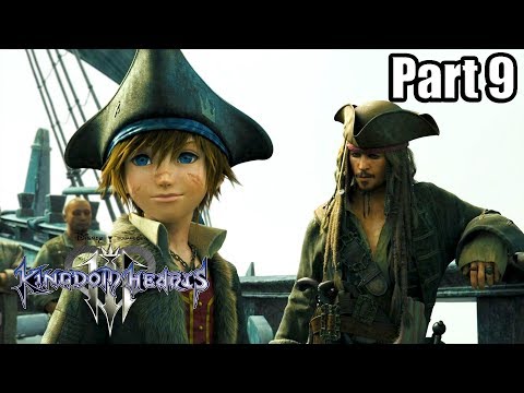 Kingdom Hearts 3 [PS4 PRO] English Walkthrough Part 9 - The Caribbean (No Commentary)