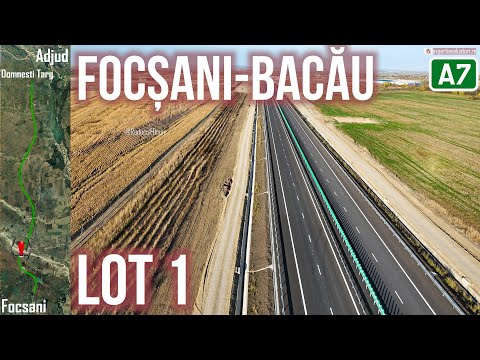 AUTOSTRADA A7 Focșani - Bacău LOT 1 35.6 km | Stadiu lucrări 03.11.2025