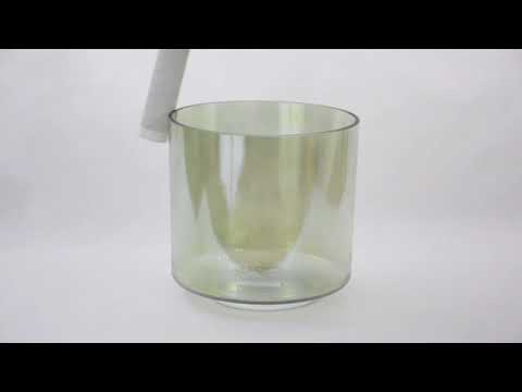 Crystal Tones™ 8" Sage Aura Gold - Example - Unlimited Singing Bowls
