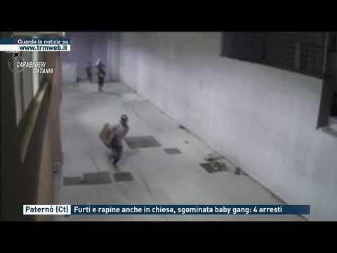 Paternò (Ct) - Furti e rapine anche in chiesa, sgominata baby gang: 4 arresti