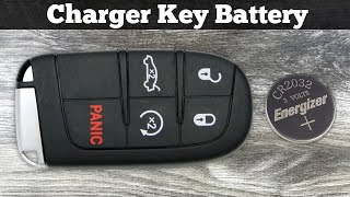 2011 - 2023 Dodge Charger Key Fob Battery Replacement - How To Replace Or Change Remote Batteries