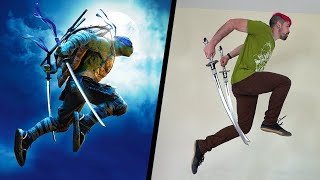 Stunts from Teenage Mutant Ninja Turtles In Real Life (TMNT)