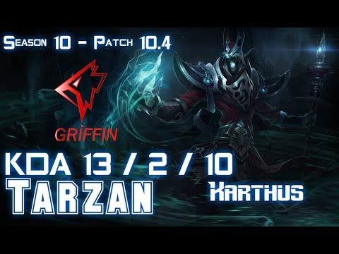 GRF Tarzan KARTHUS vs REK'SAI Jungle - Patch 10.4 KR Ranked