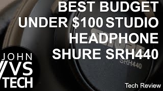 Video thumbnail for Shure SRH440 Budget Studio Headphones - JohnVSTech by JohnVSTech