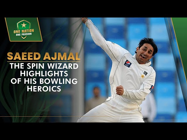 Saeed Ajmal the Spin Wizard 🧙‍♂️ | Highlights of his Bowling Heroics ✨