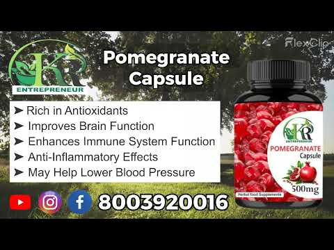 Red kr pomegranate capsule