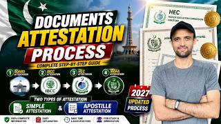 Educational Document Attestation Process in 2026| IBCC, HEC, MOFA, NHS & Board