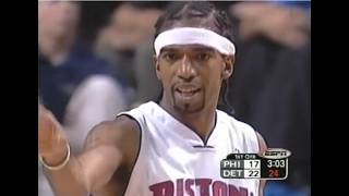 Rip Hamilton's Team-High 23 Points vs. Sixers (Game 2 - 2003 Playoffs)