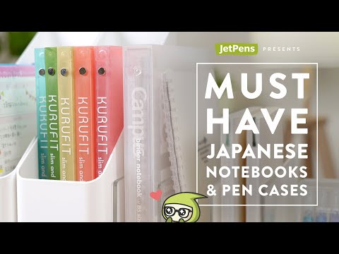 MUST-HAVE Japanese Notebooks & Pen Cases! ✨📒📓