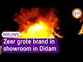 Eigenaar parketbedrijf in tranen na grote brand: 'Alles is weg'