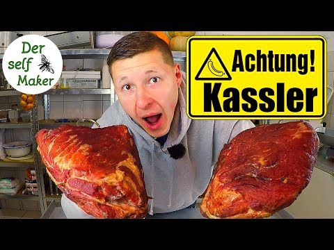 Kassler selber machen/ Kassler Zuhause selber machen/ Kassler herstellen/ Kassler heiß Räuchern