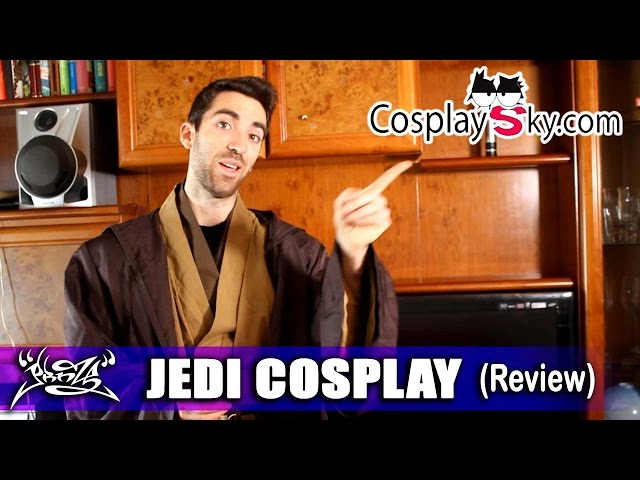 Vídeo relacionado con kinstell Uniforme con capucha Caballero Trajes Negro Túnica Uniforme Completo Halloween Darth con Capucha Traje Cosplay