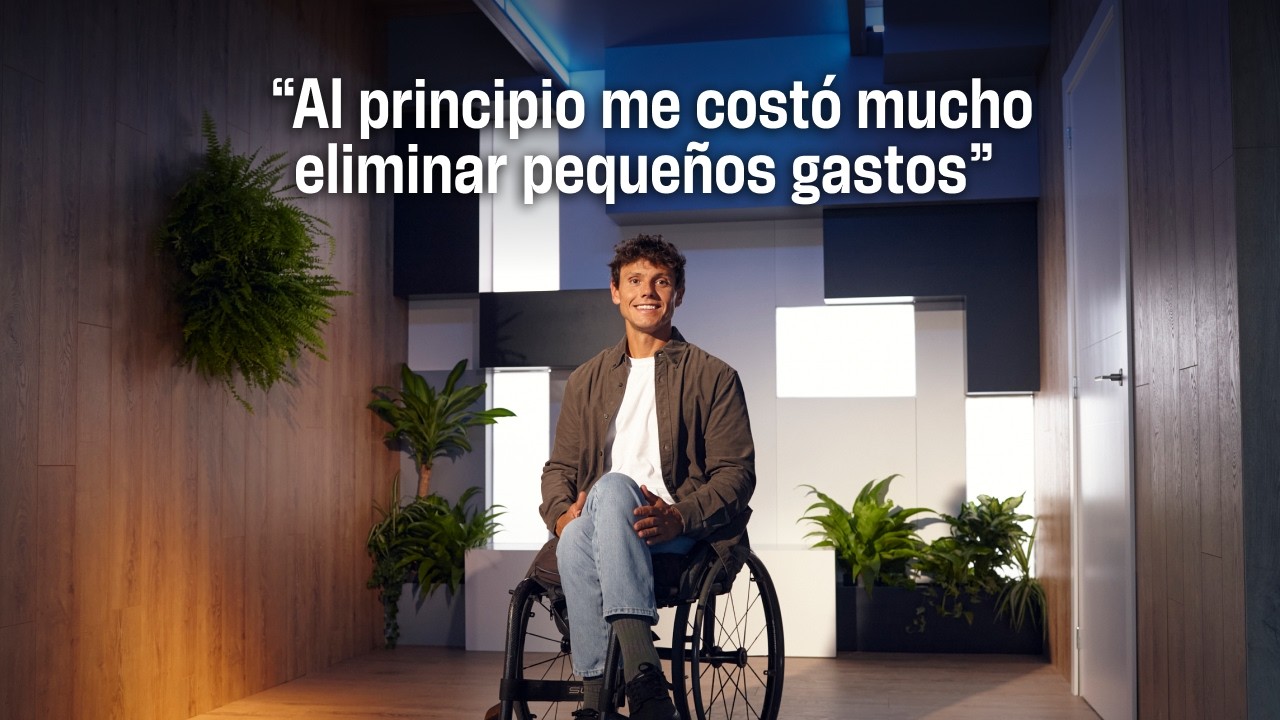 V&iacute;deo en el que el tenista paral&iacute;mpico Cisco Garc&iacute;a recuerda que ahorrar es cuesti&oacute;n de constancia