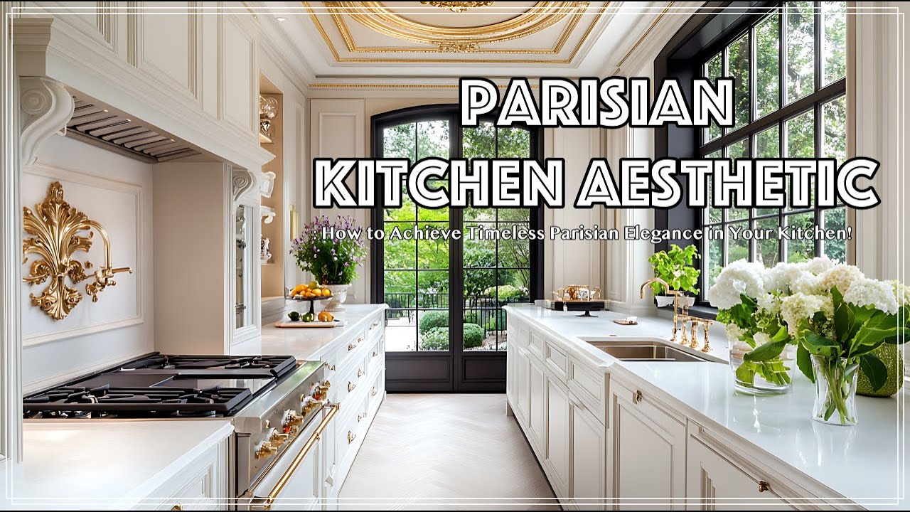 Parisian Kitchen Aesthetic : How to Achieve Timeless Parisian Elegance in Your Kitchen!