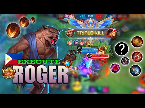 Offlane Rotation, Roger Execute Will Make Roger OP  | Top Global Roger | BLOODEMAR | MLBB