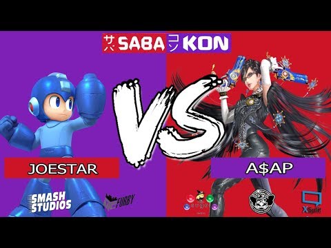 Sabakon 2018: Smash 4 - TSUGI | Joestar (Mega Man) vs A$AP (Bayonetta) - Winners Round 2