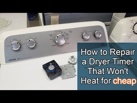 Repairing a Whirlpool Dryer Timer that Won't Heat (W10186032) for pennies