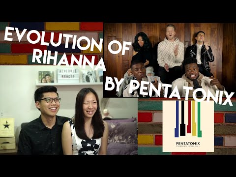 EVOLUTION OF RIHANNA by PENTATONIX | Reaction Video!