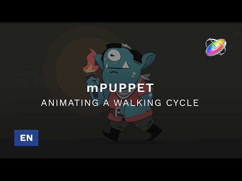 Animating a walking cycle with mPuppet in Apple Motion - mPuppet FCPX & Apple Motion Plugin