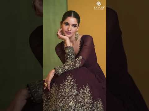 Sayuri Alizeh Gold Real Georgette Wholesale Readymade Designer Suit Catalog – product video thumbnail