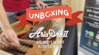 Video thumbnail for UNBOXING BASS ARIA PRO II DETROIT 313-MK2/5 HOT ROD SERIES - ROASTED MAPLE - PURR STORE INDONESIA by PURR STORE INDONESIA
