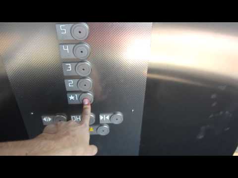 (Not so) Awesome BRAND NEW KONE EcoDisc MRL elevators at the Larson Building garage, Lincoln NE