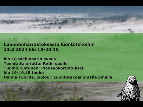 , title : 'Hanna Tuovila: Luontotekoja omalla pihalla (webinaari 21.3.2024)'