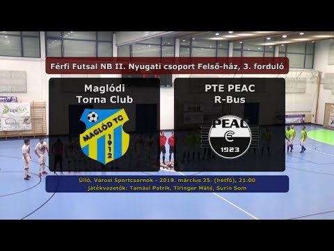 NBII: Maglódi TC - PTE PEAC R-Bus 8-9 (2019.03.25, gólösszefoglaló)