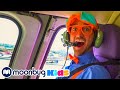 Blippi Explores A Police Helicopter Blippi Educational Videos For Kids Moonbug Literacy