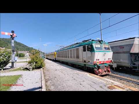 ANDATA E RITORNO DEL TRENO DIAGNOSTICO IN TRANSITO A ROBILANTE (CN) MART. 25 - 7 - 2023.