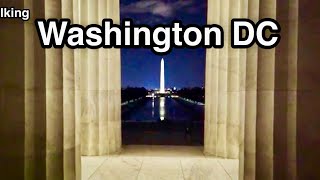 Walking Washington DC at Night - City Sounds