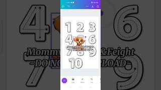 Voice over 101 #1 Making a Tracing numbers using the canva app