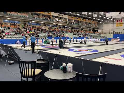 Winning shot of the 2023 SaskTel Men's Tankard