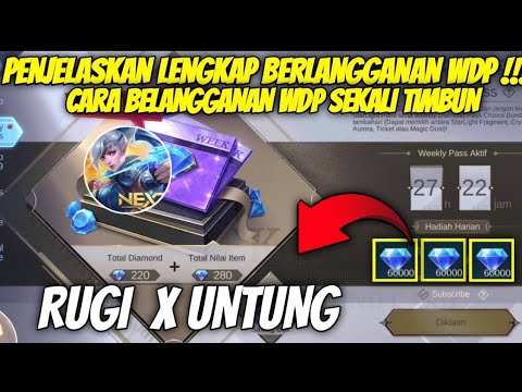 Penjelasan Lengkap Weekly Diamond Pass MLBB 2023 | Keuntungan & Kelebihan WDP Mobile Legends