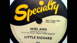 Little Richard - Miss Ann, 1957 Specialty 78 record.