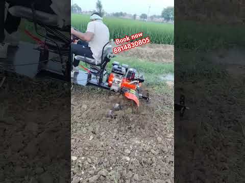 10 Hp 4×4 Wheel Drive petrol Power Weeder With Steering