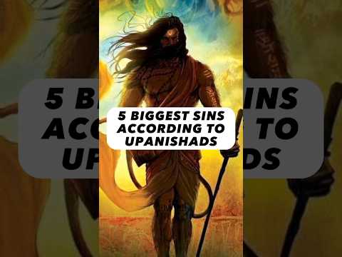 BIGGEST SINS ACCORDING TO UPANISHADS😲😱🕉 #god #krishna #sins #hindu #share #reel #yt #edit #video #om
