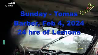 Barber Lemons Race - Sunday Tomas - 2024