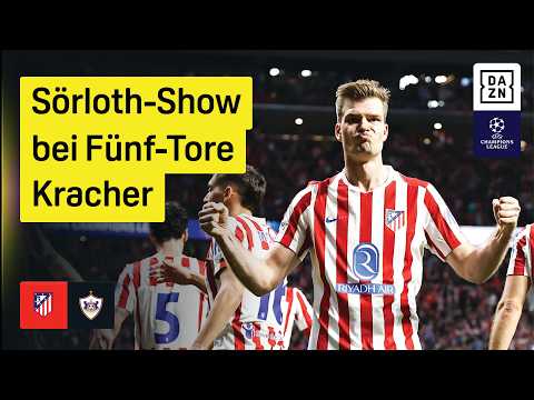 Sörloth mit Hattrick: Atletico Madrid - FC Brügge | Playoffs | UEFA Champions League | DAZN