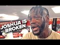 DEONTAY WILDER "ANTHONY JOSHUA LOOKS BROKEN" PICKS USYK TO BEAT HIM AS HE TARGETS UNIFICATION