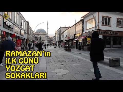 İftara 40 dakika kala Yozgat sokakları