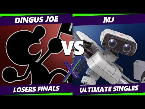 S@X 347 Online Losers Finals - Dingus Joe (Game & Watch) Vs. Mj (ROB) Smash Ultimate - SSBU